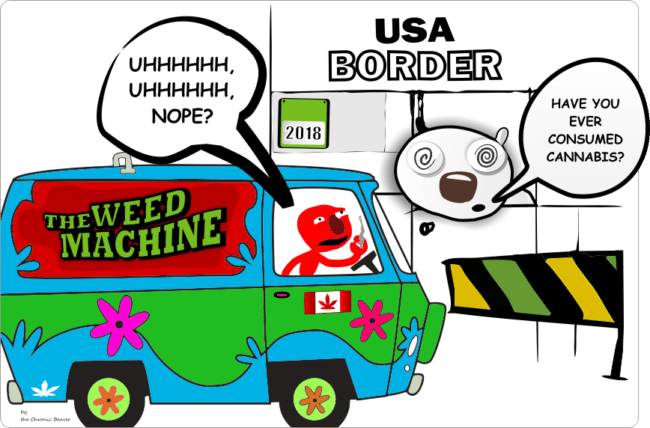 do not admit that you smoke cannabis at the USA border