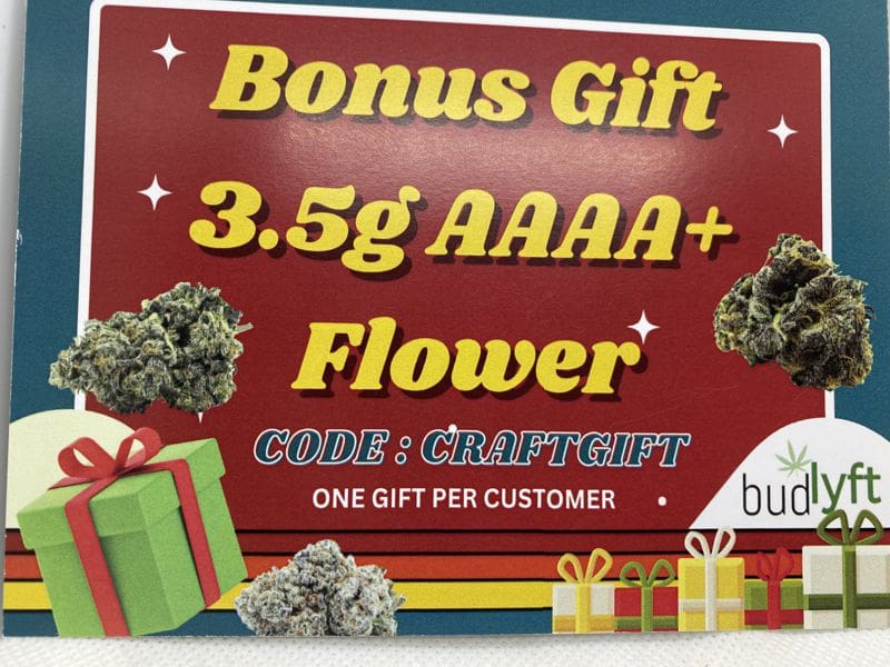 Budlyft Bonus Free AAAA+ Cannabis Gift Code
